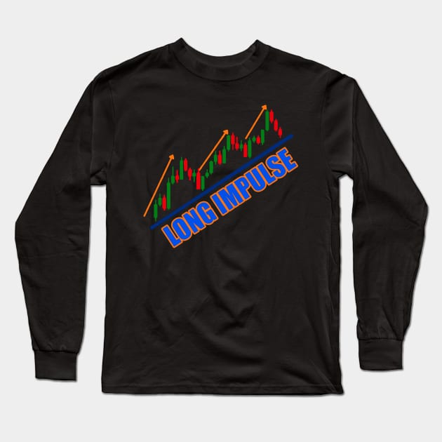 Long Impulse Long Sleeve T-Shirt by Proway Design